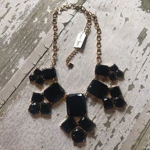 Black gemstone necklace